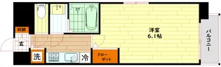 エスリードレジデンス大阪福島イースト【6階】の間取り