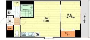 シェリロ神山【8階】の間取り