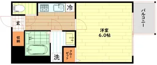 エスリード本町レジデンス【6階】の間取り