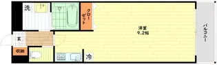 ブラン靭公園【2階】の間取り