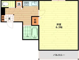プレサンス内本町【10階】の間取り
