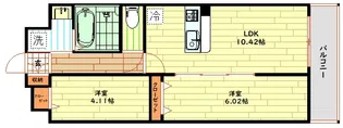 アーバンパーク新大阪【10階】の間取り