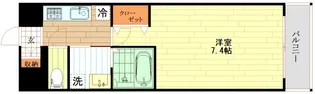 ミュプレ北浜【9階】の間取り