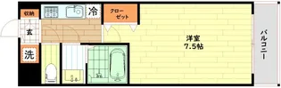 アドバンス西梅田ウインズ【3階】の間取り