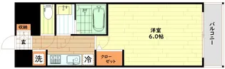 プレサンス梅田ヴェルテ【11階】の間取り