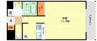プレサンス扇町駅前【4階】の間取り