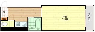 ティックランド南船場【5階】の間取り