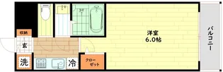エスリード大阪梅田リュクス【4階】の間取り