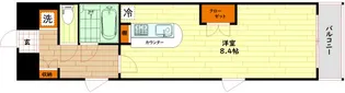 エスリード都島【6階】の間取り