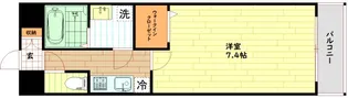 レジュールアッシュ京橋【5階】の間取り