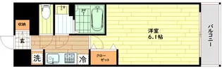 LUMINOUS放出【6階】の間取り