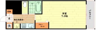 エスリード梅田西第3【8階】の間取り