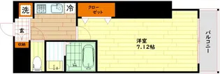 Luxe天神橋【10階】の間取り