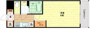 エスリード京橋WEST【10階】の間取り