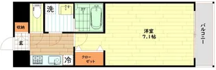 S-RESIDENCE福島玉川Uno【10階】の間取り