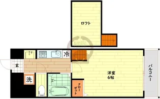 ハクユウ元町【4階】の間取り