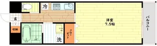 アスヴェル梅田WEST【4階】の間取り