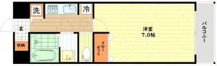 ジアコスモ江戸堀パークフロント【5階】の間取り