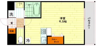 ラルーチェ北梅田【4階】の間取り