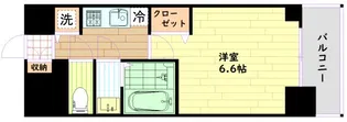 ララプレイス梅田西イルミナーレ【8階】の間取り