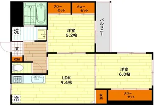 シェルマンド毛馬【3階】の間取り