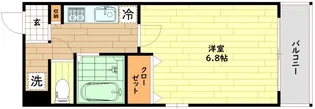 ル・クレール今福【4階】の間取り