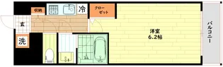 スプランディッド難波【4階】の間取り