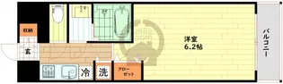 レオンコンフォート上本町カレント【2階】の間取り