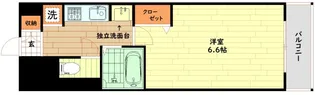 エスリード同心第5【8階】の間取り