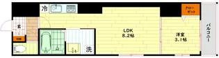 ハーモニーテラス内代町Ⅱ【2階】の間取り