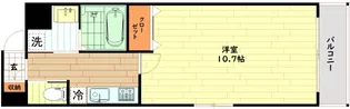 ウィング瓦町【7階】の間取り