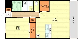 ソルグランデ【7階】の間取り
