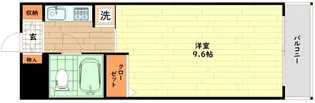 シティアリーナ阿波座西【7階】の間取り
