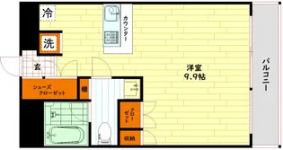 セイワパレス京橋コルティーレ【7階】の間取り