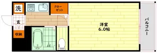 レスポワール東【3階】の間取り