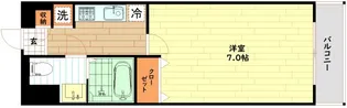 ラクラス福島野田【4階】の間取り