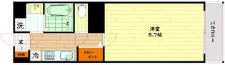 イデアル城東【8階】の間取り