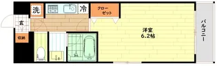 ジュネーゼ梅田北プラウディア【7階】の間取り