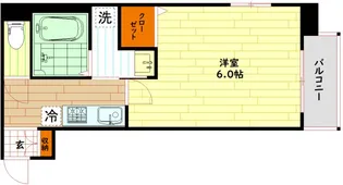 アイリス天神橋【10階】の間取り