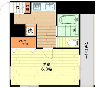 エステムコート梅田北【9階】の間取り