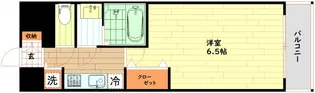 プレサンスOSAKA DOMECITYスクエア【6階】の間取り