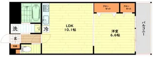 ベリー海老江【12階】の間取り