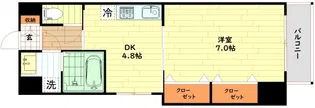 アスヴェル梅田WEST【3階】の間取り