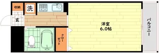 エスリード福島第二【3階】の間取り