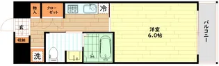 エスリード心斎橋西【7階】の間取り
