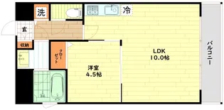 SK FUKUSHIMA GARDEN SUITE【6階】の間取り