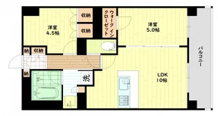 SK RESIDENCES(旧GRANPASEO心斎橋EAST)【5階】の間取り