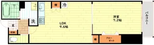 ミナトレジデンス難波Ⅰ【7階】の間取り