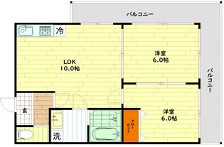 ライラックしのはら【3階】の間取り