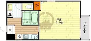 アルディア新町【5階】の間取り